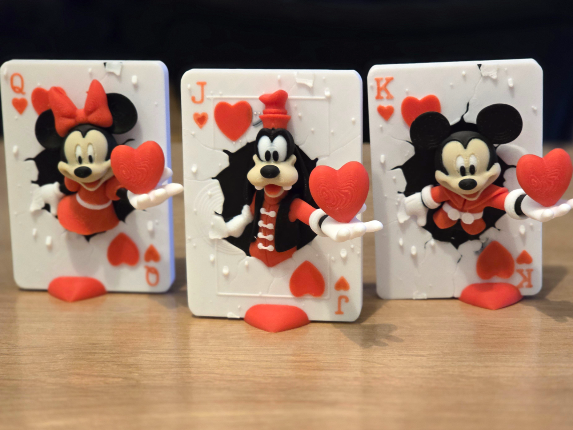 발렌타인 잭 오브 하트 고피 카드