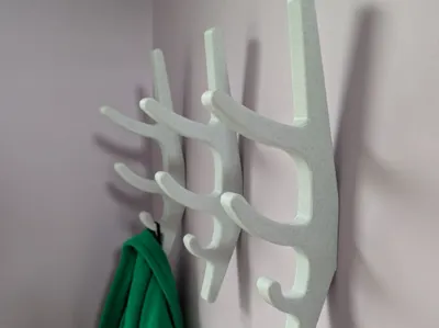 Wall hooks with a hidden dovetail mount
