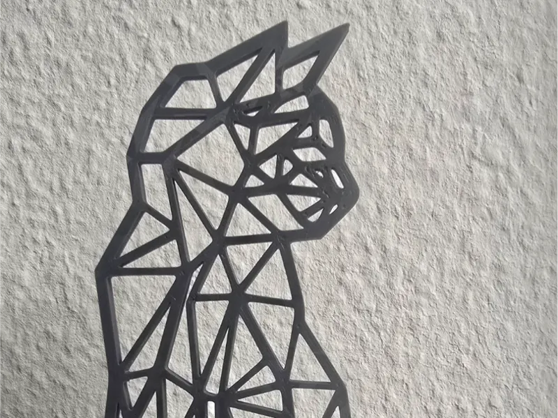 Arte murale gatto stilizzato