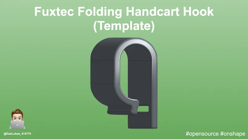 Hooks for Fuxtec Folding Handcart (Template)