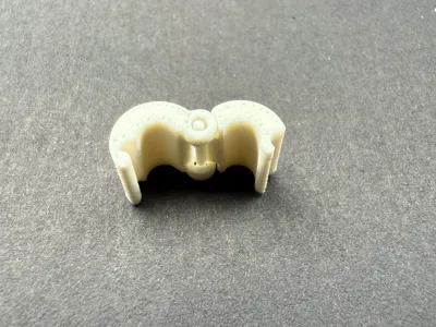 Print-in-place PTFE Tube Clip