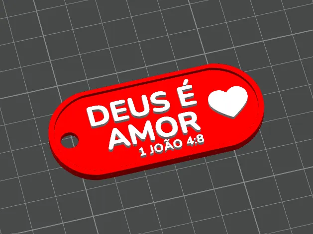 CHAVEIRO DEUS É AMOR