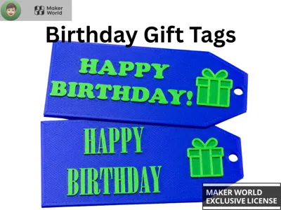 Birthday Gift Tags