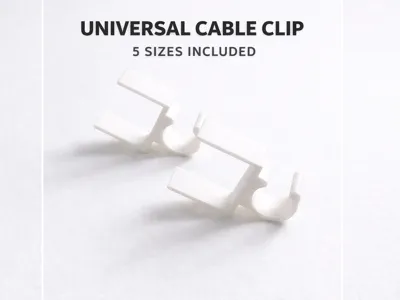 Universal Desk Cable Clip (5 Sizes)