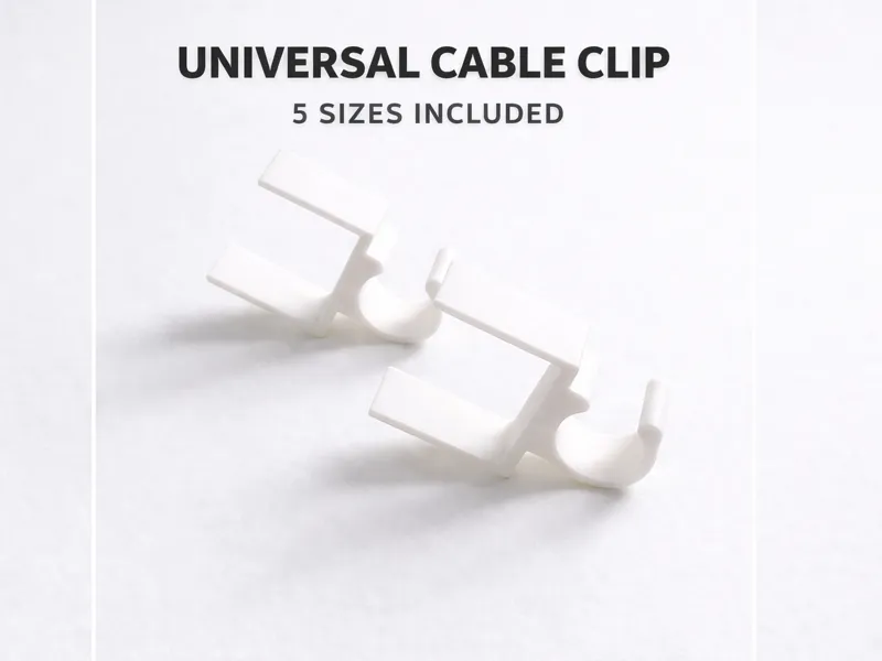 Universal Desk Cable Clip (5 Sizes)