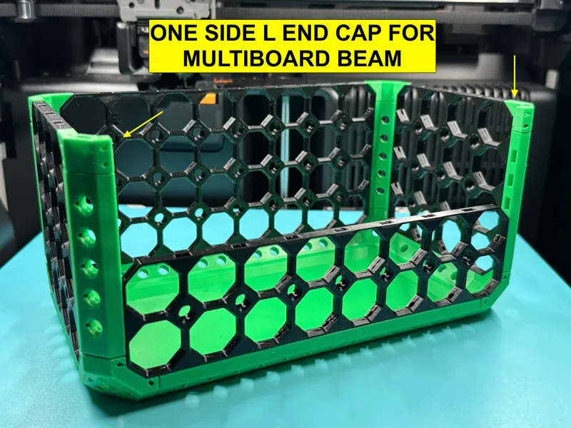 One Side L End Cap Multiboard Beam Remix