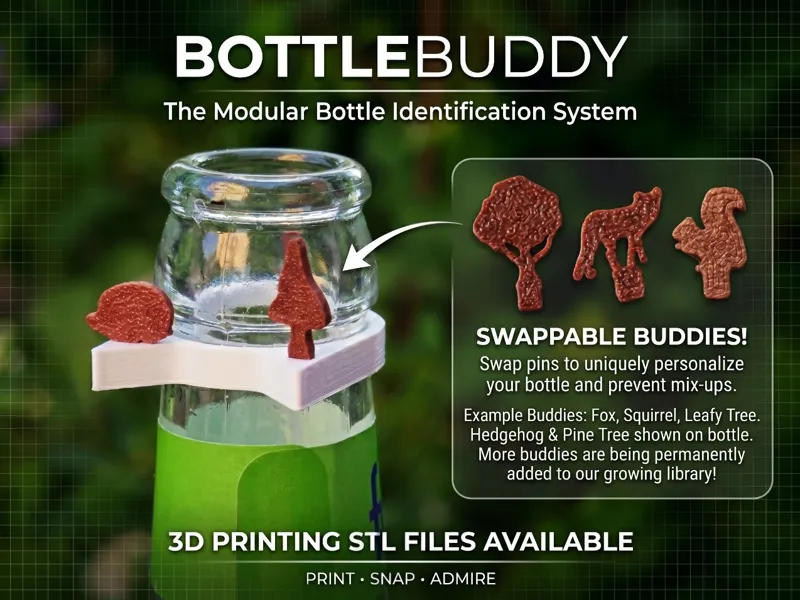 BottleBuddy - never confuse your drink again!