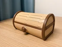 Tambour Box V2 - Brown (0.2mm layer, 2 walls, 15% infill)