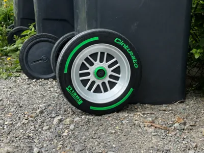 Formula Trash Bin Wheels For Norwegian Trash Cans