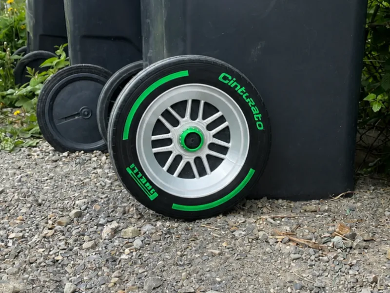 Formula Trash Bin Wheels For Norwegian Trash Cans
