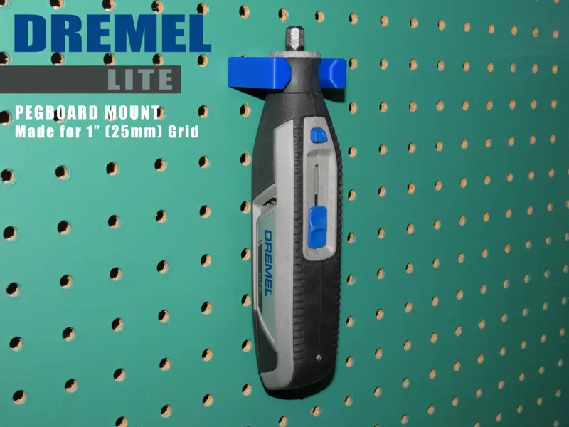 Dremel Lite Pegboard Mount