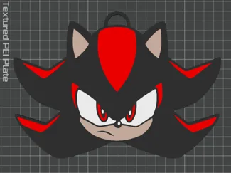 Sonic the Hedgehog (Shadow)Oversized Logo 4 Chain
