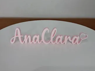 Letreiro Ana Clara