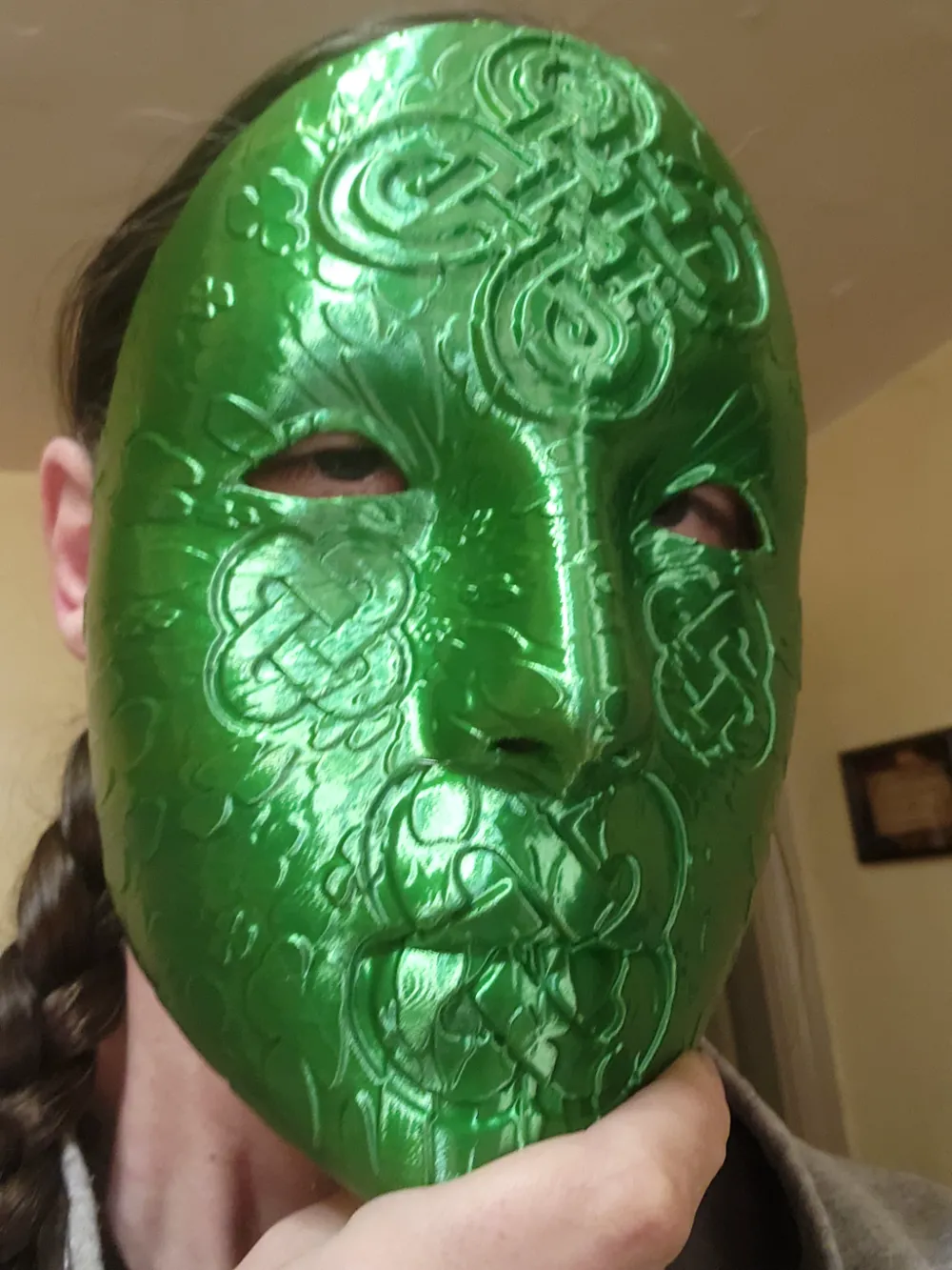 Celtic Clover Mask by MayFire Design - MakerWorld