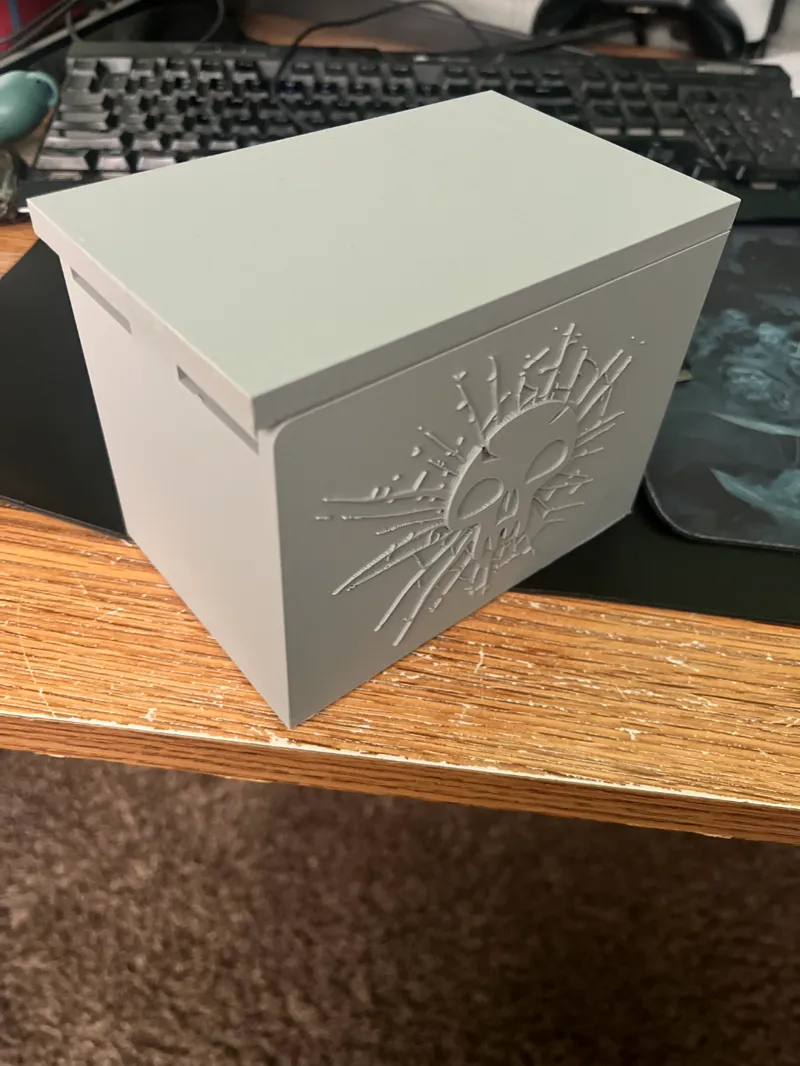MTG Black Deck Box (100 card, double sleeved)
