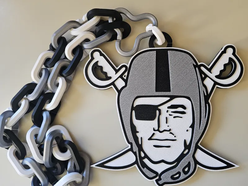 Las Vegas Raiders Fan / Hype Chain