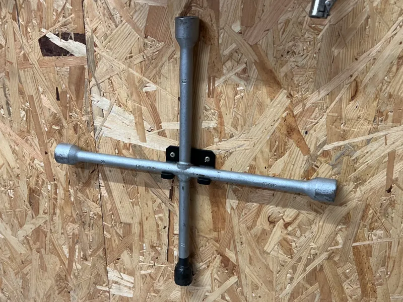 lug wrench wall mount - storage solution