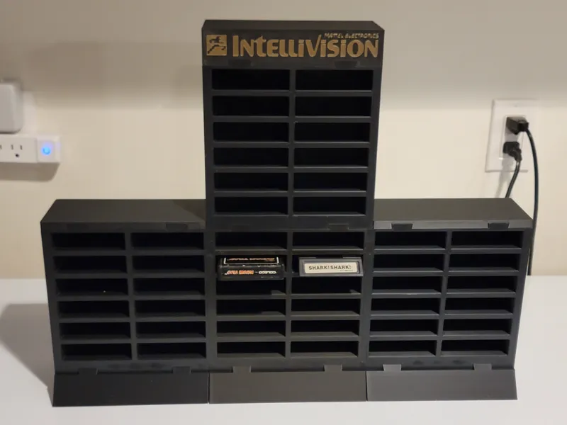 Intellivision Cartridge Storage Rack (modular)
