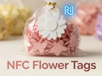 Flower NFC tag 1 color, 2 color, 3color