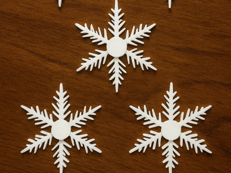 Schneeflocken Weihnachtsdekoration