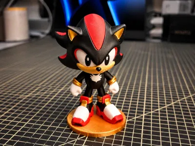 Shadow the Hedgehog Chibi Figure – Easy Print
