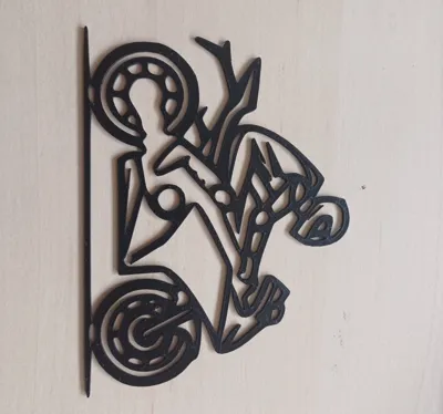 Motorbike wallart