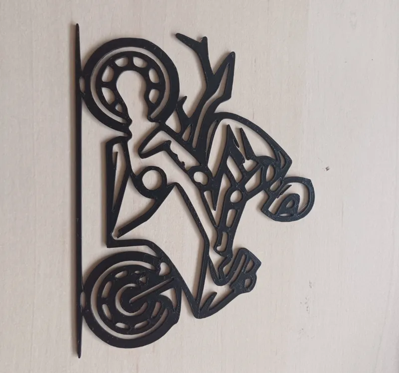 Motorbike wallart