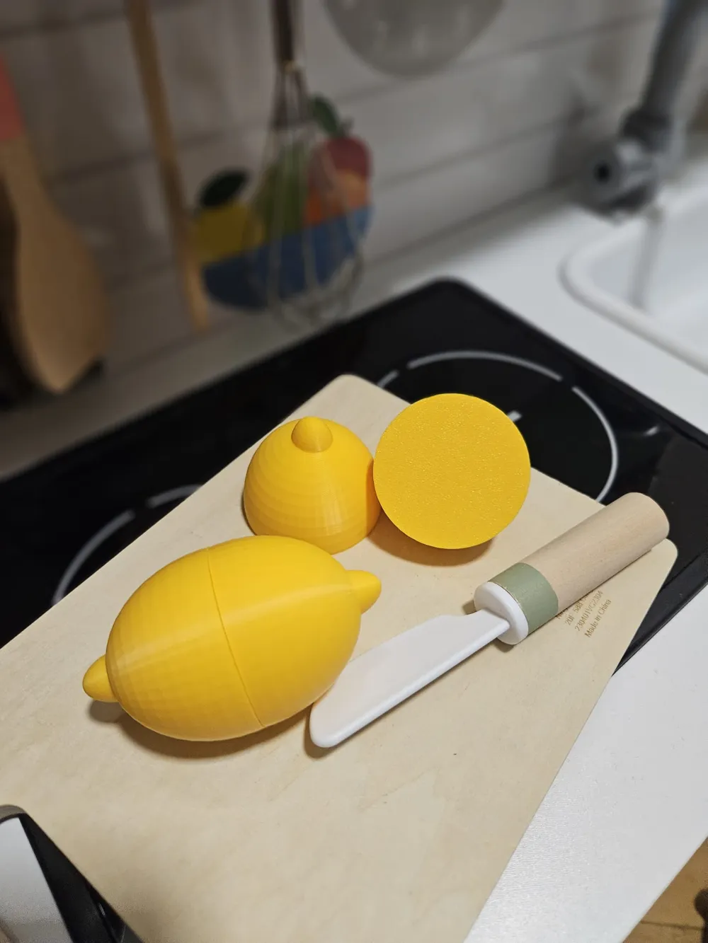 Lemon Toy By Romp Kids Kitchen Magnetic Lemon Toy - Free 3D Print Model - MakerWorld