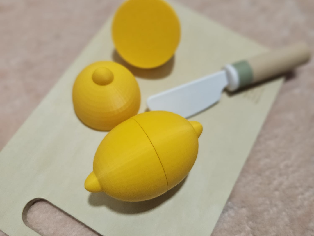 Kids Kitchen Magnetic Lemon Toy