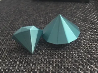 Diamond, Brilliant, easy to scale