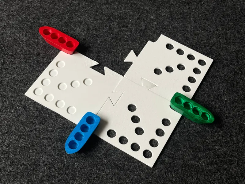 Schiffchenspiel (Spielfeldeche 1 von 4)