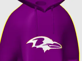 Separates Urban Bugs Bunny Hoodie Logo Ravens