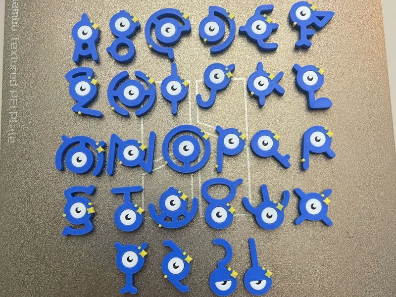 Shiny Unown Magnets