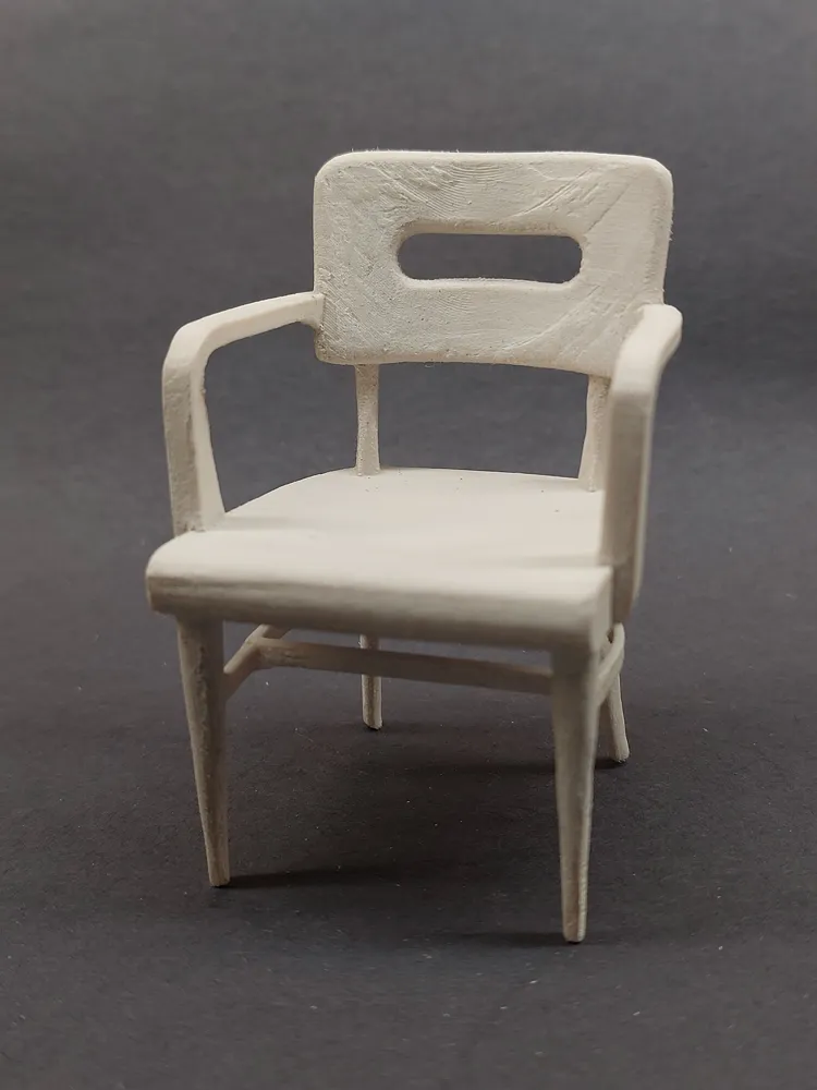 Miniature MCM Gunlocke Armchair - Free 3D Print Model - MakerWorld