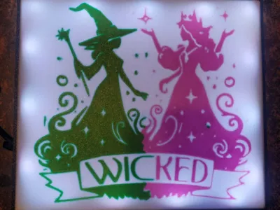 Wicked lightbox