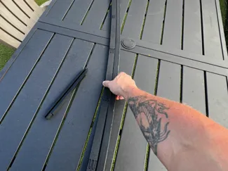 Above ground pool inner stabilizer rail
