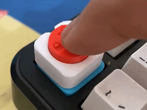 Lock keyCap - Rotate to lock
