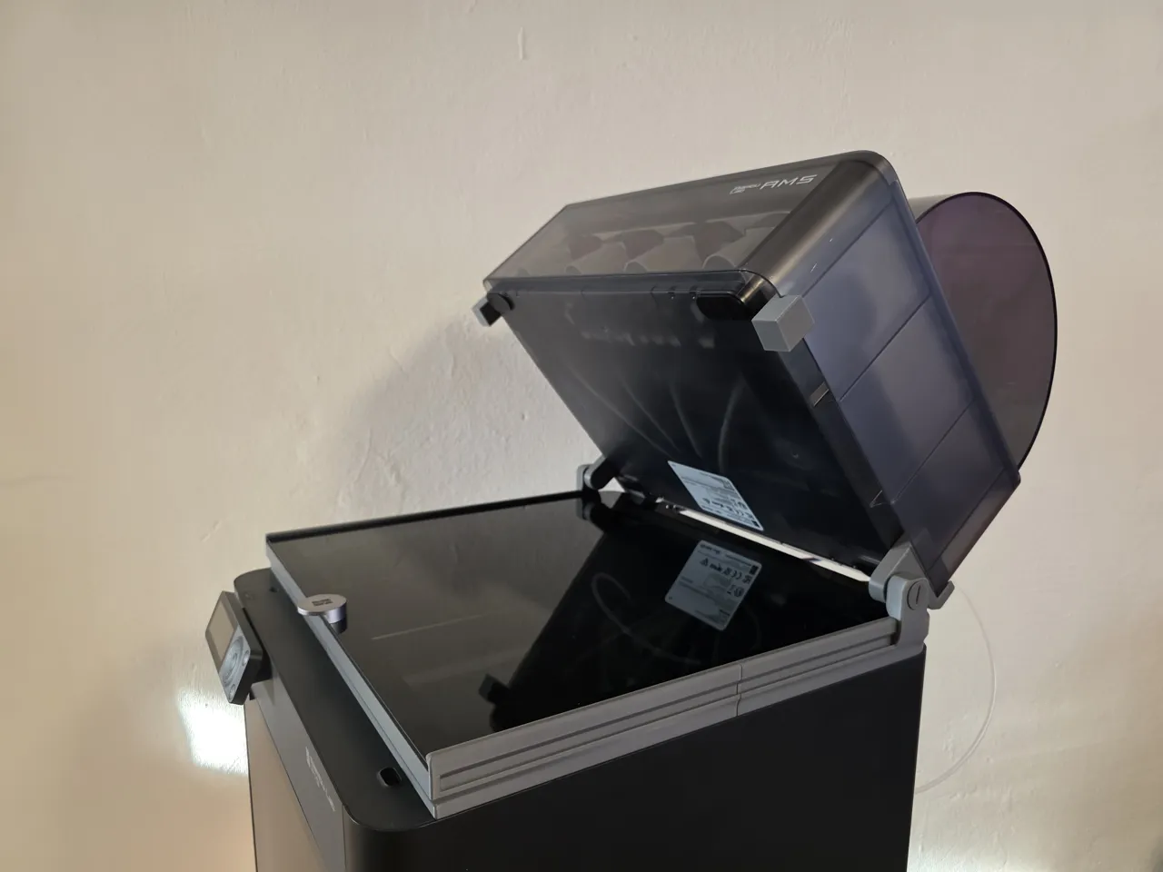 AMS Flipper Glass Slider Riser V6 – P1S X1C view 2
