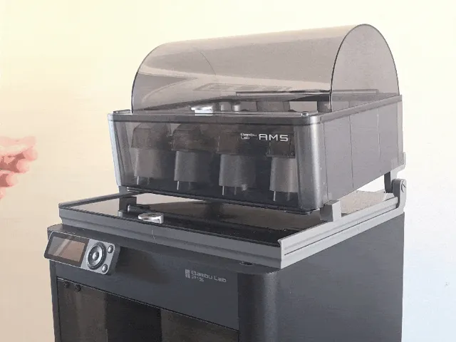 AMS Flipper Glass Slider Riser V6 – P1S X1C