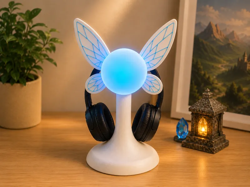 Fairy Headphone Stand with RGB Light