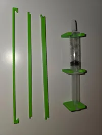 Tolerance test pieces for syringe and box connections
