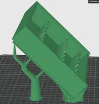 Syringe holder, angled