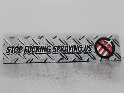 stop spraying us
