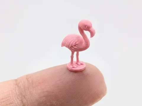 Accesorio para boquillas: The smallest flamingo in the world (Nozzle 0.4) — referencia de MakerWorld
