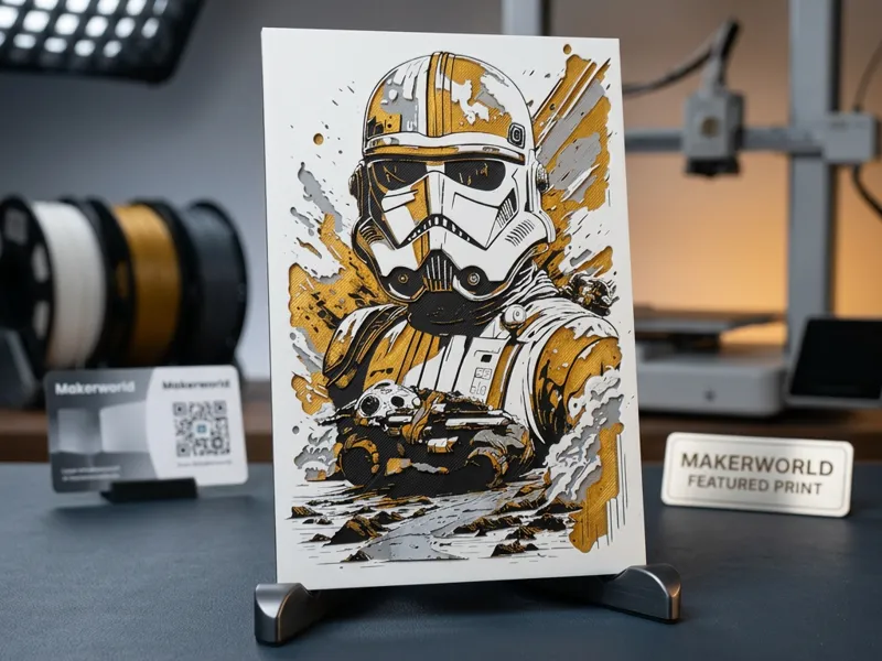 Stormtrooper Star Wars – HueForge Wall Art