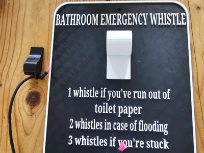 Bathroom Emergency Whistle