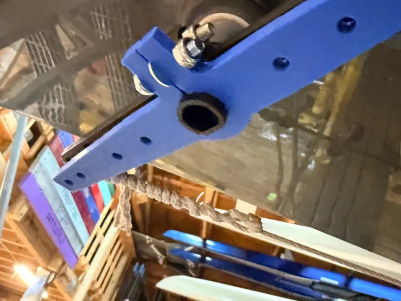 Resolute rowing shell yoke for newer models 