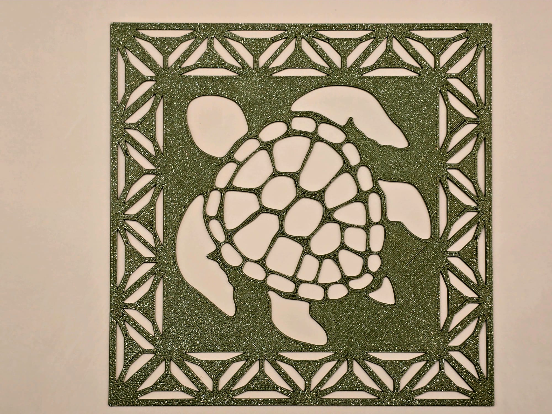 Hawaii Turtle Border Stencil Template Craft
