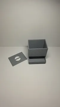 Bandeja organizadora: Gridfinity Q-Tip Dispenser — vista de referencia 4