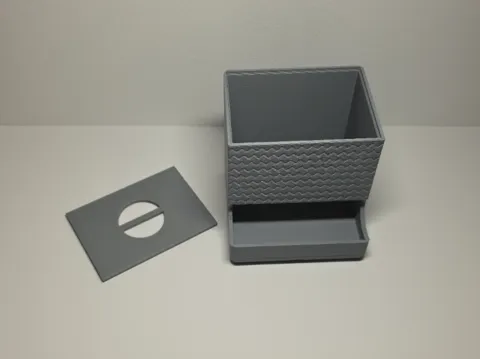 Bandeja organizadora: Gridfinity Q-Tip Dispenser — referencia de MakerWorld